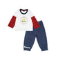 DORAEMON BADGE LONGSLEEVED SHIRT AND PANTS FOR TODDLERS