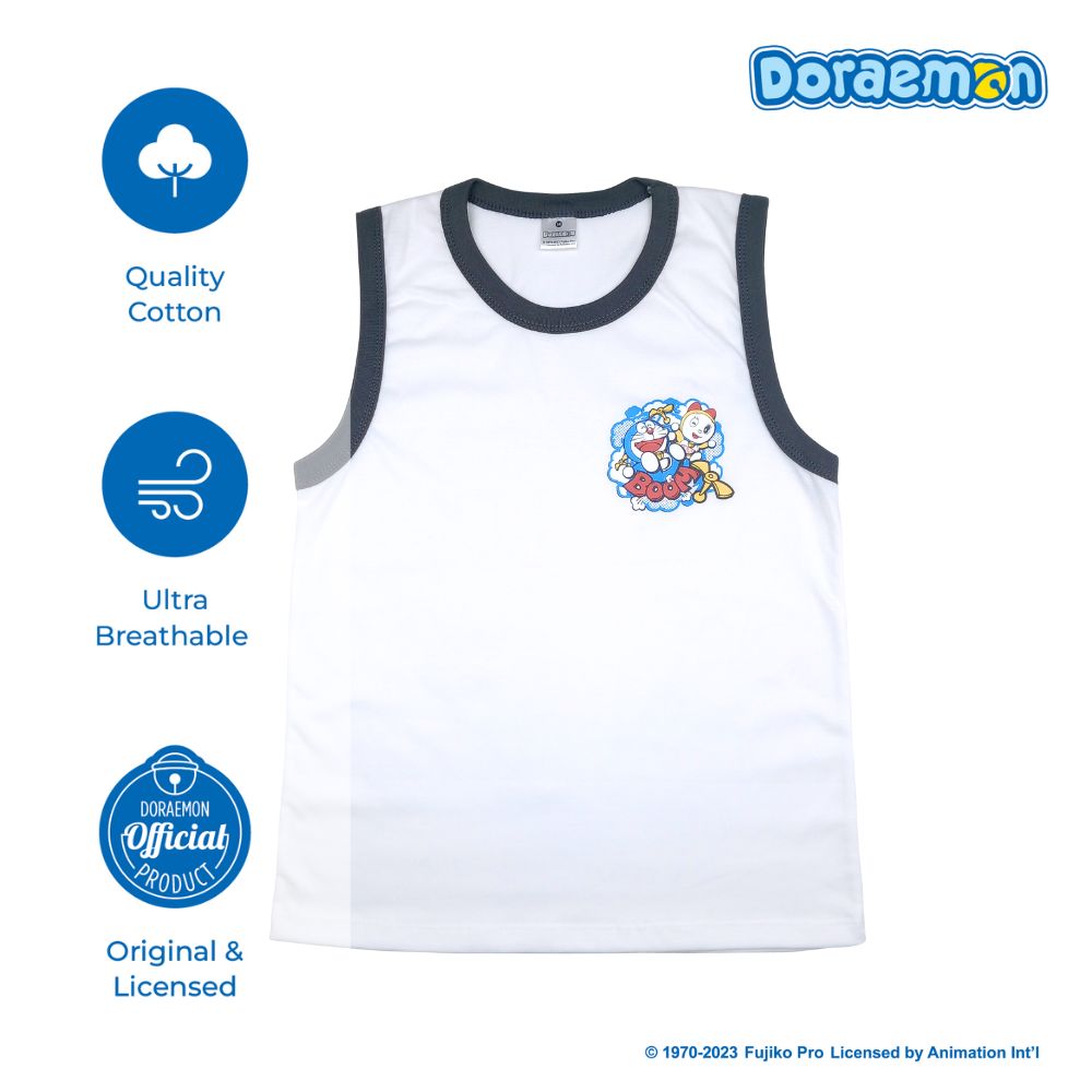 DORAEMON BOOM MUSCLE SHIRT FOR KIDS (5-8 YRS OLD)