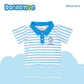 DORAEMON DESSERTS POLO AND SHORTS SET FOR INFANTS (3-12 MOS)