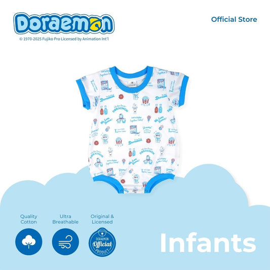 DORAEMON POPCORN ONESIE FOR INFANTS (3-12 MOS)