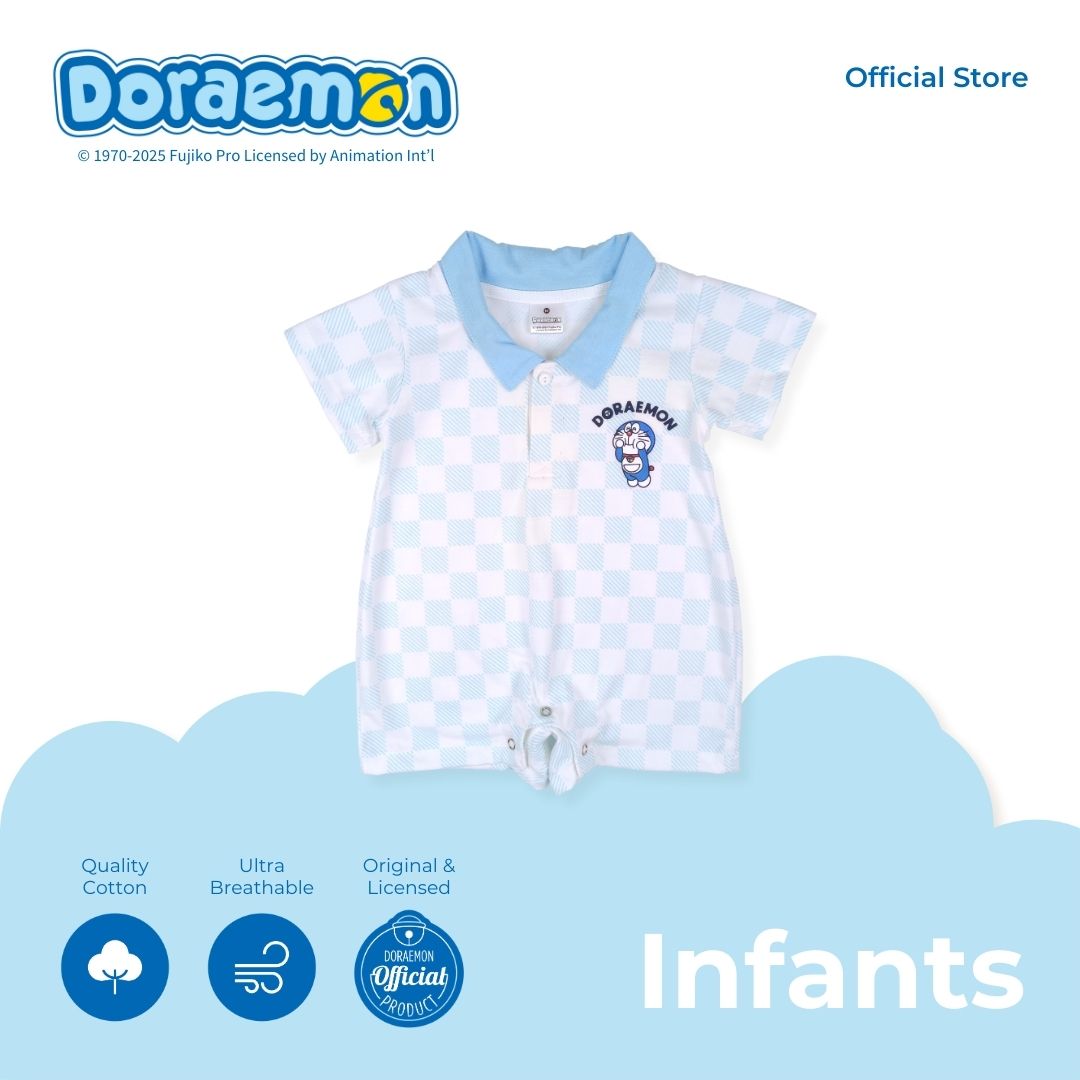 DORAEMON SWEET GADGETS ROMPER FOR INFANTS (3-12 MOS)