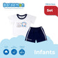 DORAEMON GAJETTO T-SHIRT AND SHORTS SET FOR INFANTS (3-12 MOS)