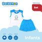 DORAEMON GAJETTO MUSCLE SHIRT AND SHORTS SET FOR INFANTS (3-12 MOS)