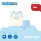 DORAEMON TANOSHI MUSCLE TEE AND SHORTS SET FOR INFANTS (3-12 MOS)