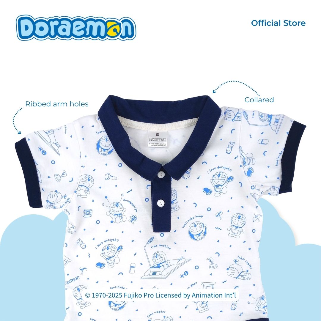 DORAEMON KUMO ONESIE AND PANTS SET FOR INFANTS (3-12 MOS)
