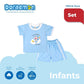 DORAEMON KUMO T-SHIRT AND SHORTS SET FOR INFANTS (3-12 MOS)
