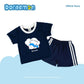 DORAEMON KUMO T-SHIRT AND SHORTS SET FOR INFANTS (3-12 MOS)