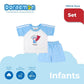 DORAEMON KUMO T-SHIRT AND SHORTS SET FOR INFANTS (3-12 MOS)