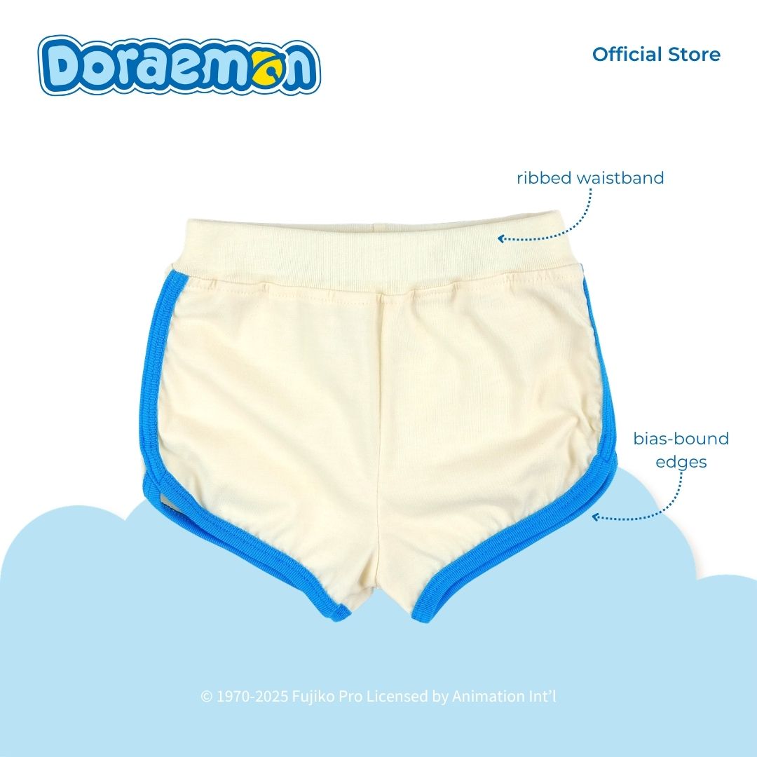 DORAEMON ODOROKI T-SHIRT AND SHORTS SET FOR INFANTS (3-12 MOS)