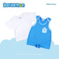 DORAEMON ODOROKI JUMPER SET FOR INFANTS (3-12 MOS)