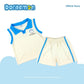 DORAEMON ODOROKI COLLARED MUSCLE TEE AND SHORTS SET FOR INFANTS (3-12 MOS)