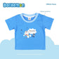 DORAEMON ODOROKI T-SHIRT AND SHORTS SET FOR INFANTS (3-12 MOS)
