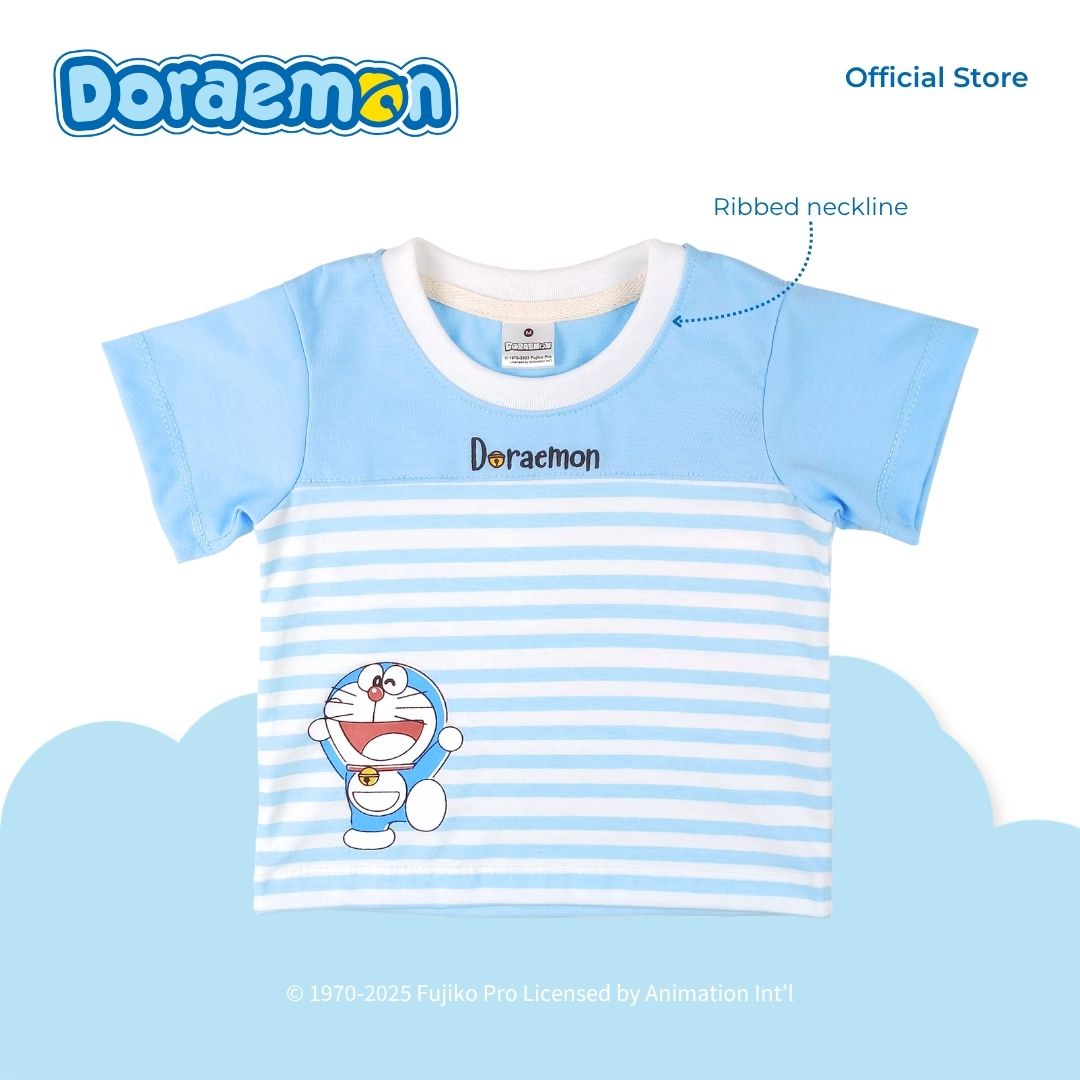 DORAEMON YOKINA 1 T-SHIRT AND SHORTS SET FOR INFANTS (3-12 MOS)