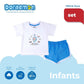 DORAEMON YOKINA 1 T-SHIRT AND SHORTS SET FOR INFANTS (3-12 MOS)