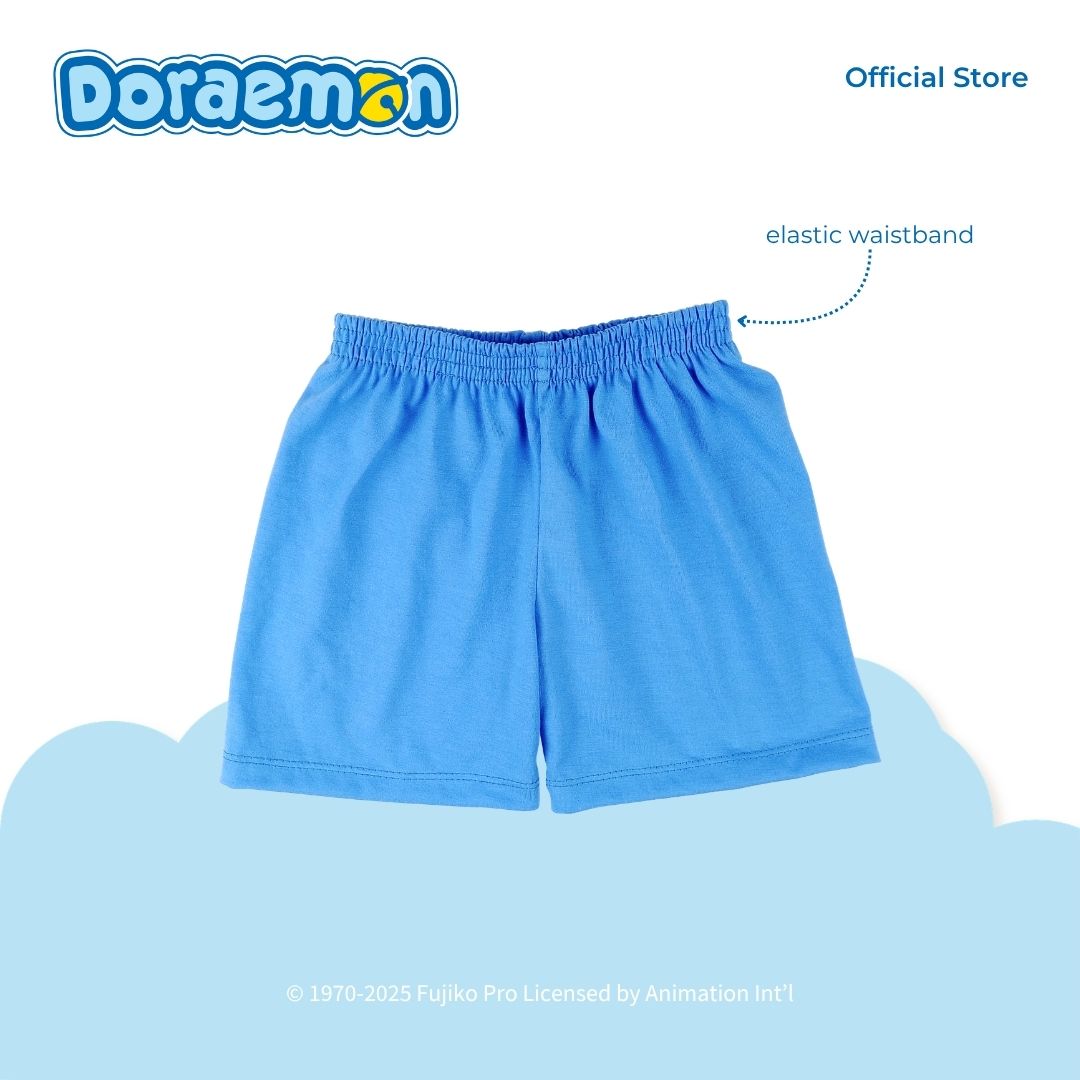 DORAEMON YOKINA 1 MUSCLE TEE AND SHORTS SET FOR INFANTS (3-12 MOS)