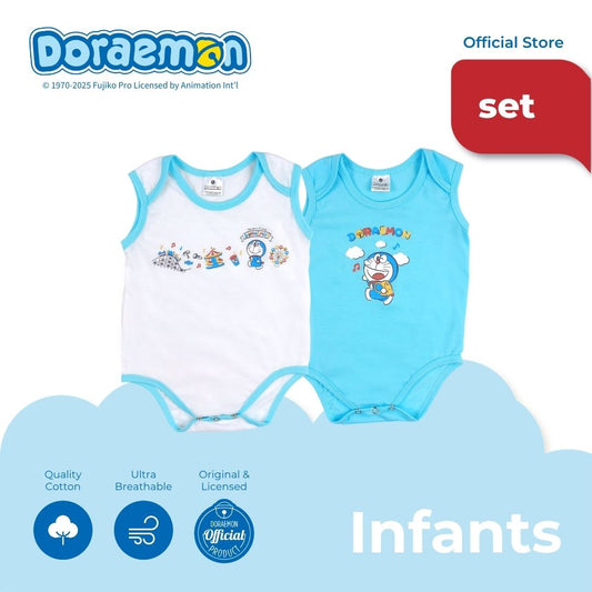 DORAEMON SAKASU 2 IN 1 PACK SLEEVELESS ONESIE FOR INFANTS (3-12 MOS)