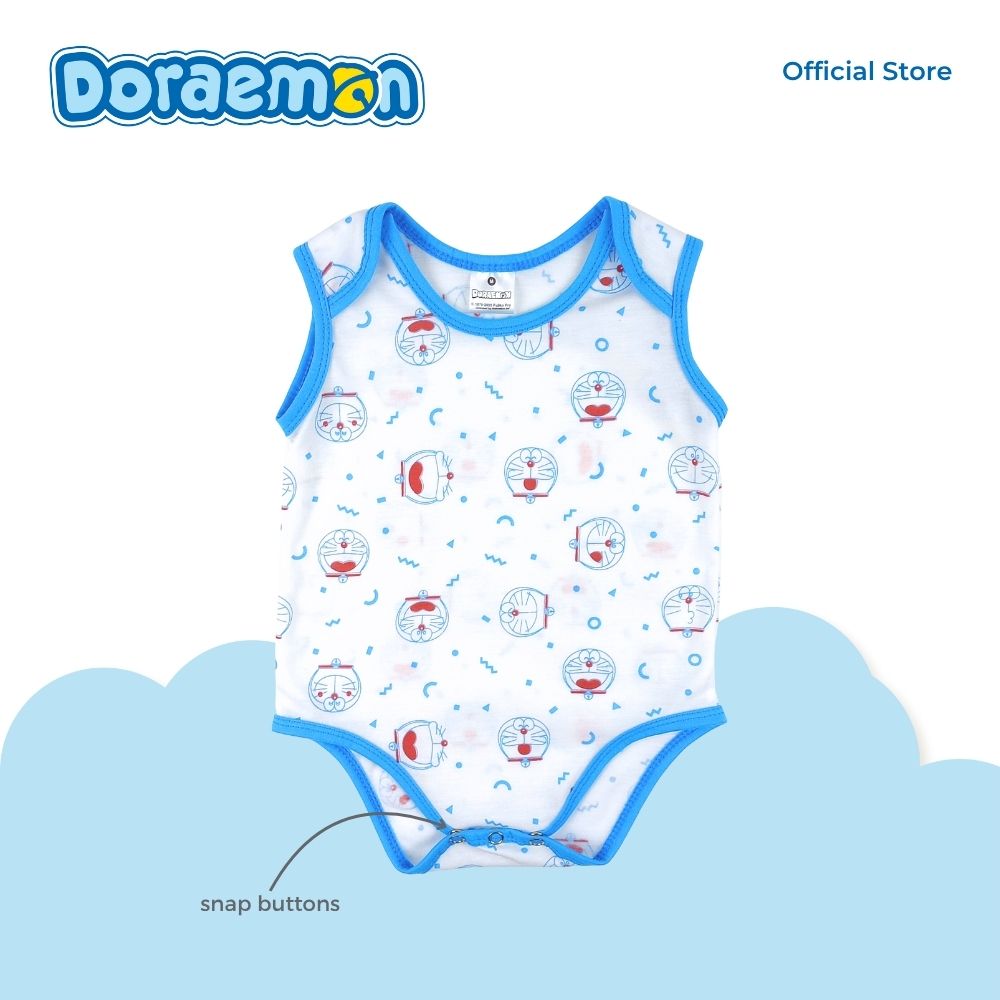 DORAEMON YOROKOBI 2 IN 1 PACK SLEEVELESS ONESIE FOR INFANTS (3-12 MOS)
