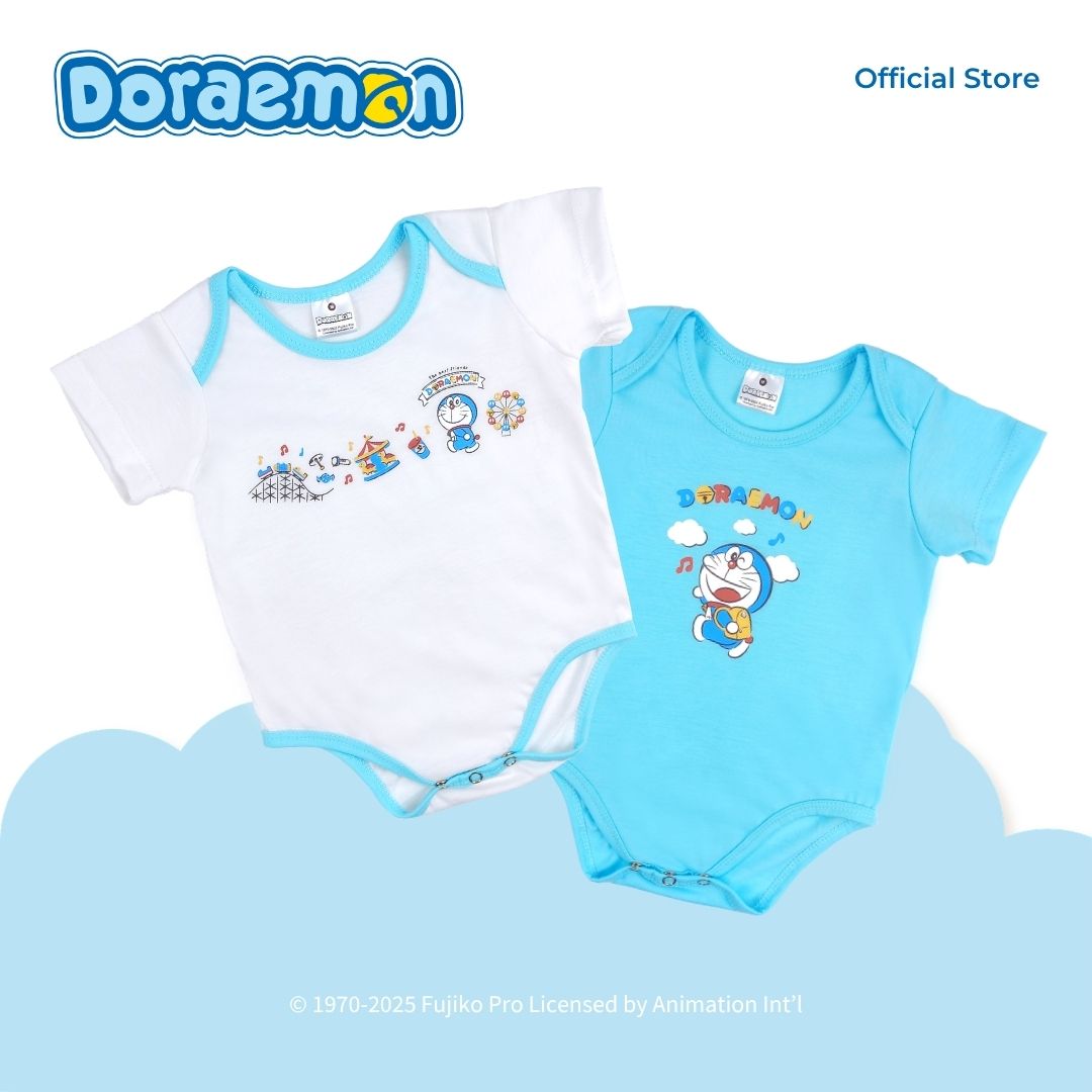 DORAEMON SAKASU 2 IN 1 PACK ONESIE FOR INFANTS (3-12 MOS)