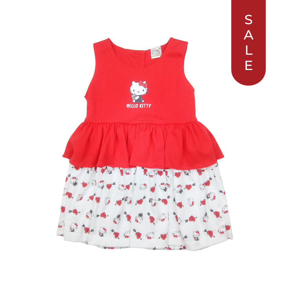 HELLO KITTY BITTERSWEET DRESS FOR TODDLERS (1-3 YRS OLD)