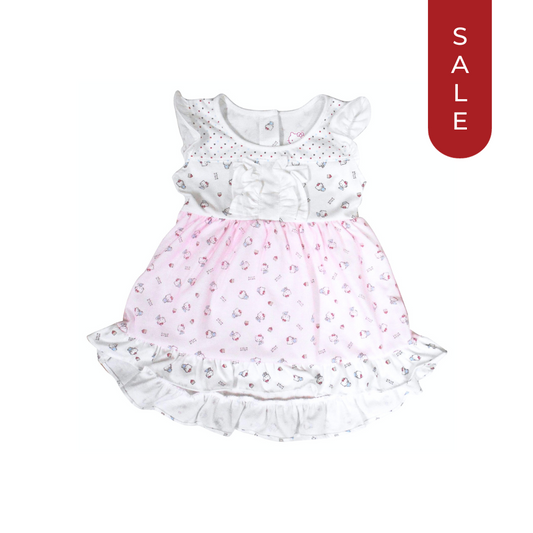 HELLO KITTY FAIN DRESS FOR INFANTS  (3-12 MONTHS)