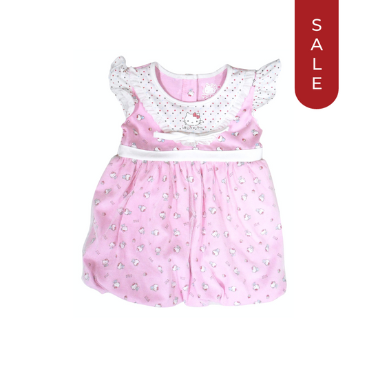 HELLO KITTY FAIN DRESS FOR INFANTS  (3-12 MONTHS)