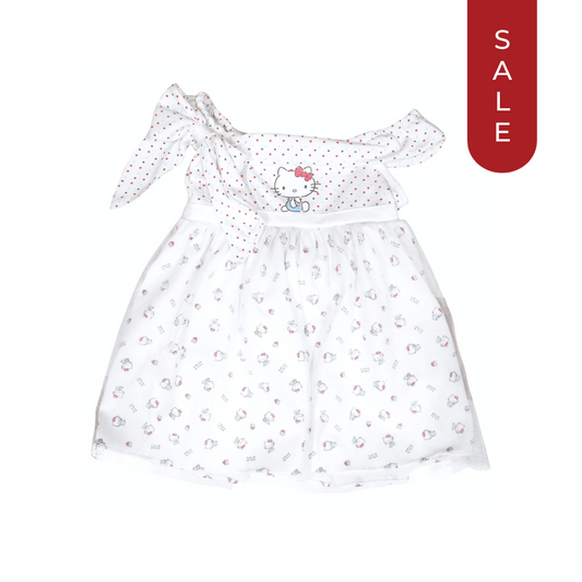 HELLO KITTY FAIN DRESS FOR INFANTS  (3-12 MONTHS)