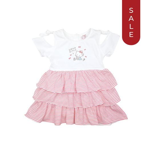 HELLO KITTY FAIR DRESS FOR INFANTS  (3-12 MONTHS)