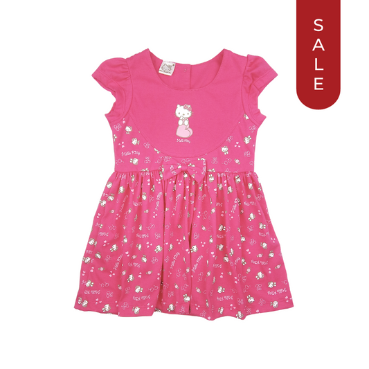 HELLO KITTY HAPPILY DRESS FOR TODDLERS (1-3 YRS OLD)