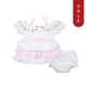 HELLO KITTY NOBLE SHORT DRESS WITH PANTY FOR INFANTS  (3-12 MONTHS)