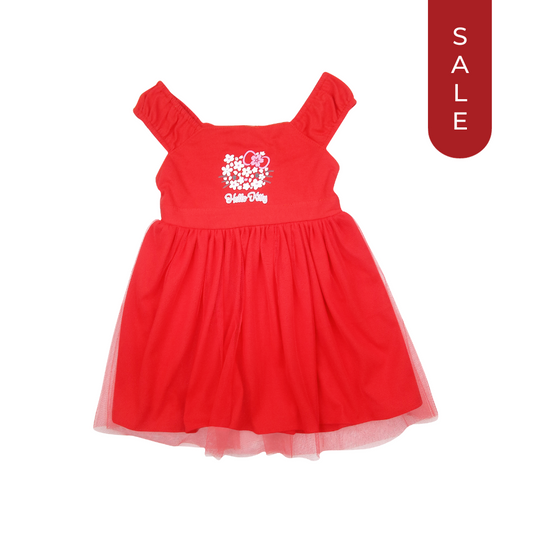 HELLO KITTY SAKURA DRESS FOR TODDLERS (1-3 YRS OLD)