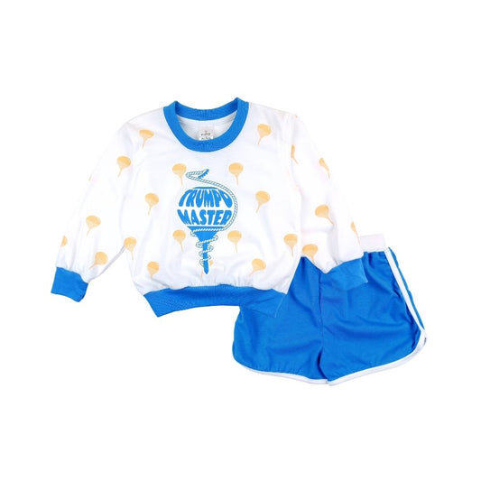 NIÑO NIÑA LARONG ATIN BOYS SWEAT SHIRT & SHORTS TERNO FOR TODDLERS 1-4 YEARS OLD