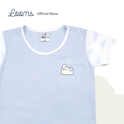 SLEEPY MOUNTAINS T-SHIRT TOP FOR NEWBORN (0-6 MOS)