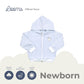 SLEEPY MOUNTAINS SWEATER WITH HOOD FOR NEWBORN (0-6 MOS)