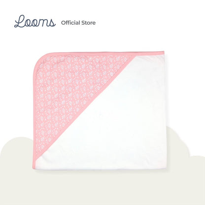 CUDDLES RECEIVING BLANKET WITH HOOD FOR NEWBORN (0-6 MOS)