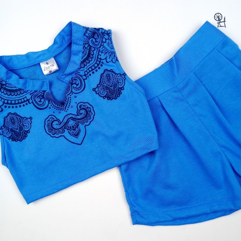 SURAMYA BLOUSE AND SHORTS TERNO FOR TODDLERS 1-4 YEARS OLD