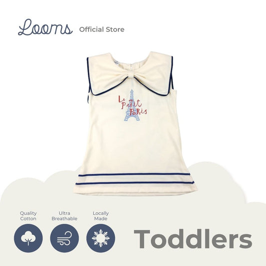 FRENCH SUMMER DRESS FOR TODDLERS (1-3 YRS)