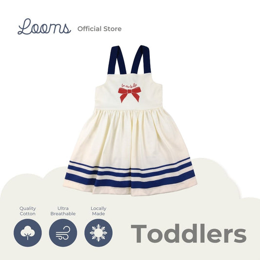 FRENCH SUMMER SUN DRESS FOR TODDLERS (1-3 YRS)