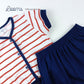 FRENCH SUMMER BLOUSE AND SKIRT SET FOR TODDLERS (1-3 YRS)