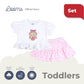 PRINCESS BLOUSE AND SKIRT SET FOR TODDLERS (1-3 YRS)