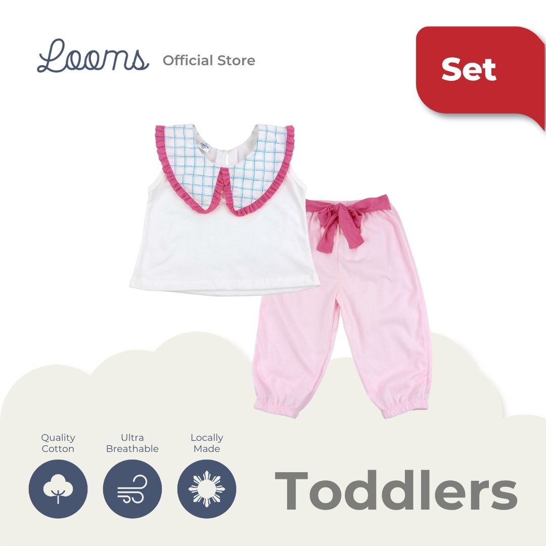 CARMEN BLOUSE AND PANTS SET FOR TODDLERS (1-3 YRS)