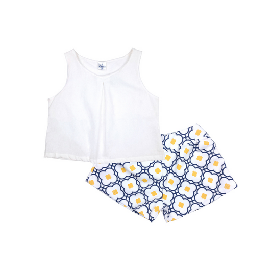 MOROCCAN BLOUSE & SHORTS FOR TODDLERS (1-3 YEARS OLD)