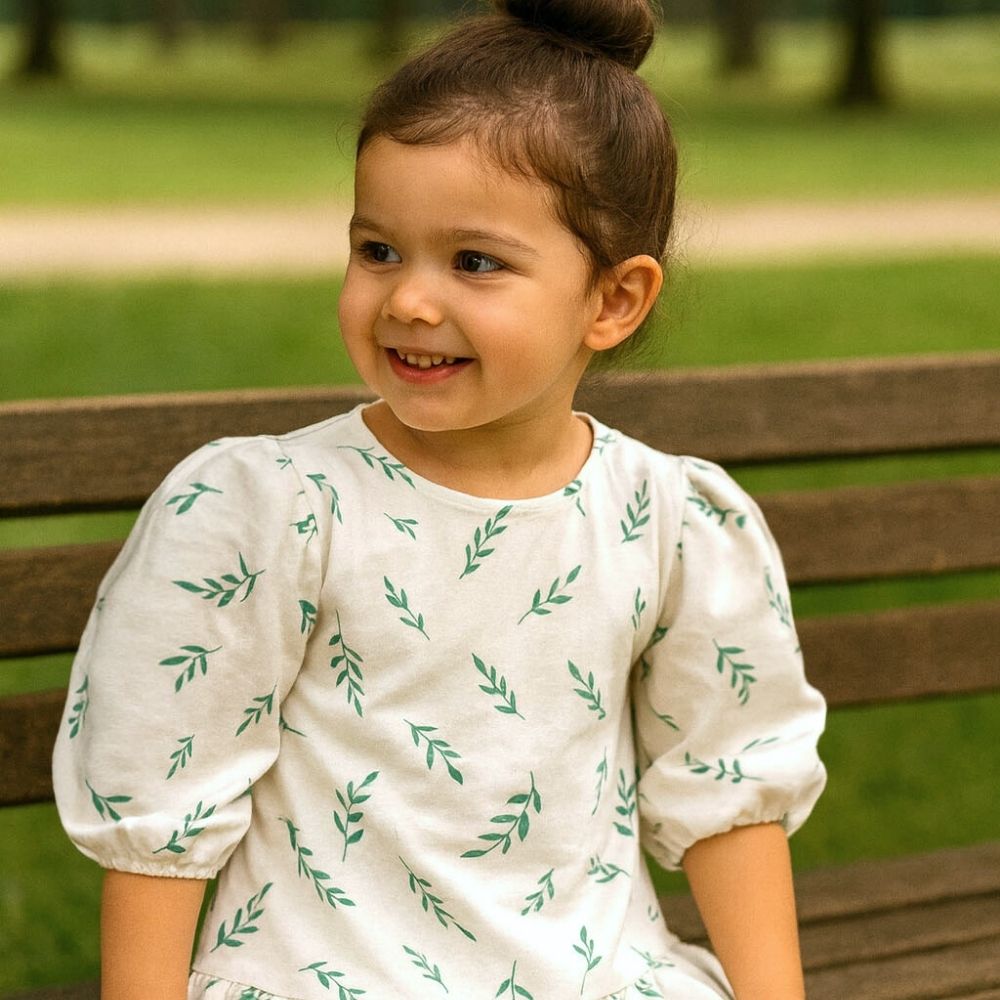 RESEDA LINEN DRESS FOR TODDLERS (1-3 YRS)