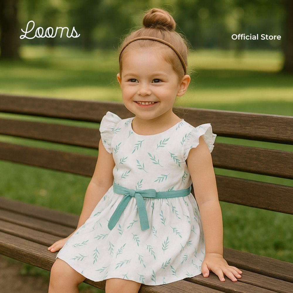 RESEDA LINEN DRESS FOR TODDLERS (1-3 YRS) Looms || Baby and Kids Clothing RESEDA LINEN DRESS FOR TODDLERS (1-3 YRS) Looms || Baby and Kids Clothing
