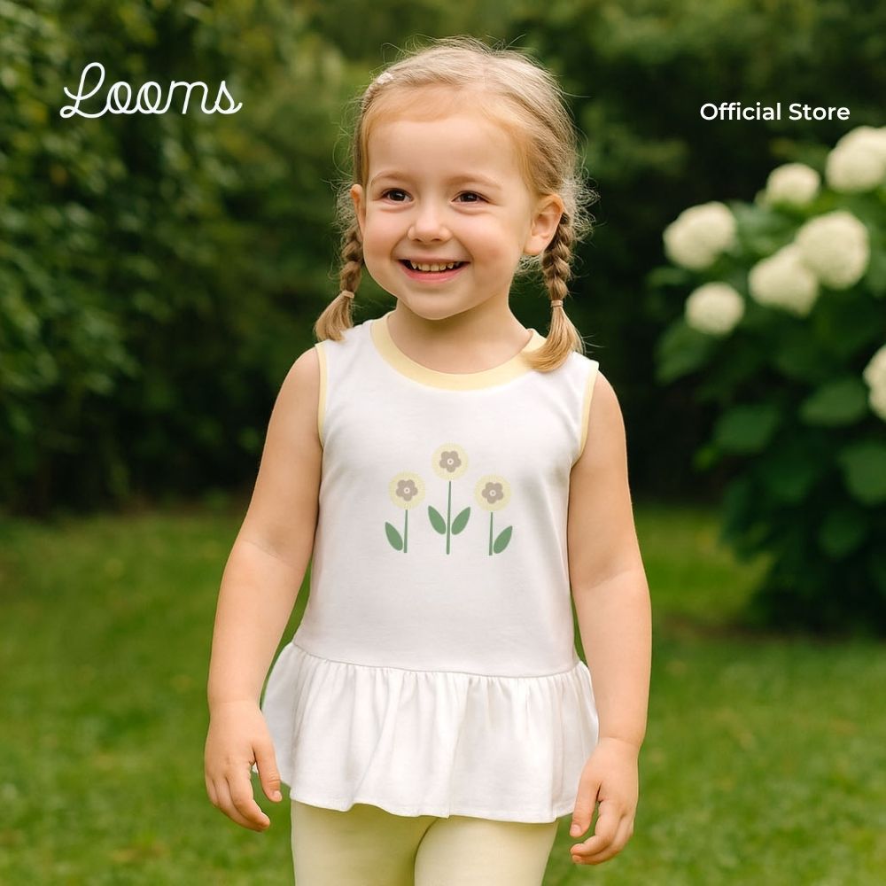BLOOMS BLOUSE AND LEGGINGS SET FOR TODDLERS (1-3 YRS)