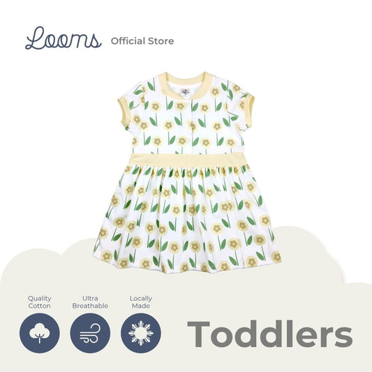 BLOOMS DRESS FOR TODDLERS (1-3 YRS)