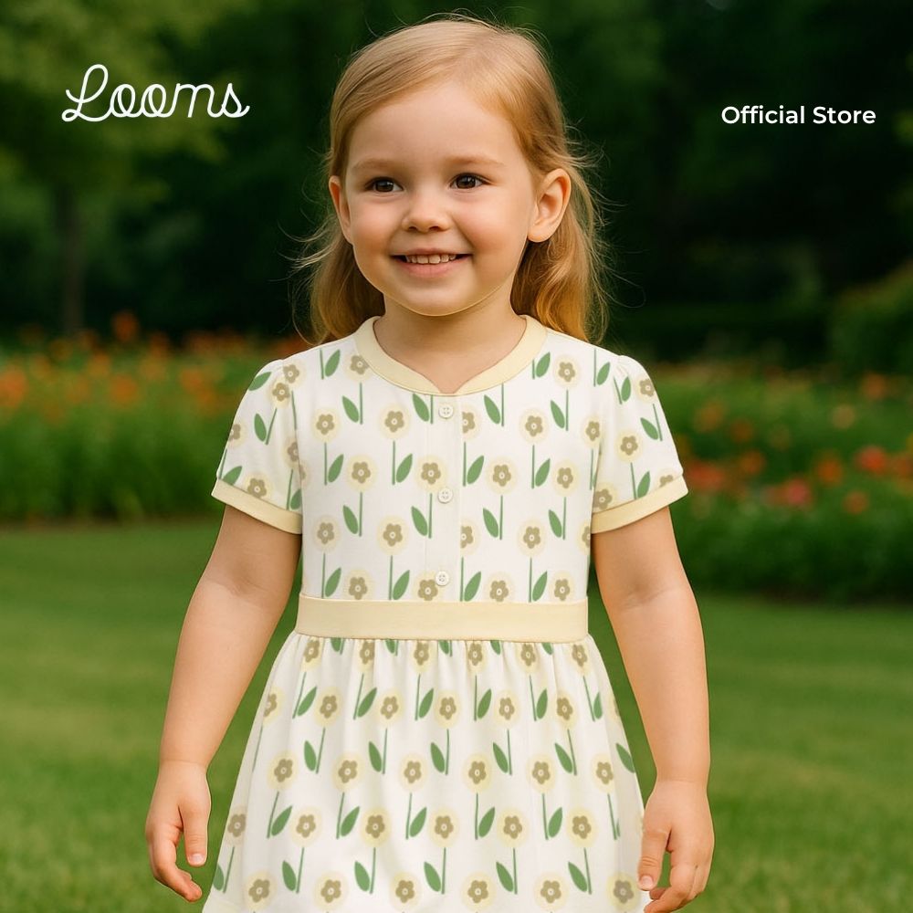 BLOOMS DRESS FOR TODDLERS (1-3 YRS)