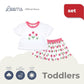 BLOOMS TEE AND SKIRT SET FOR TODDLERS (1-3 YRS)