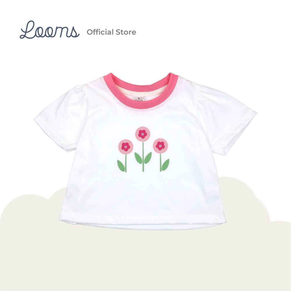 BLOOMS TEE AND SKIRT SET FOR TODDLERS (1-3 YRS)