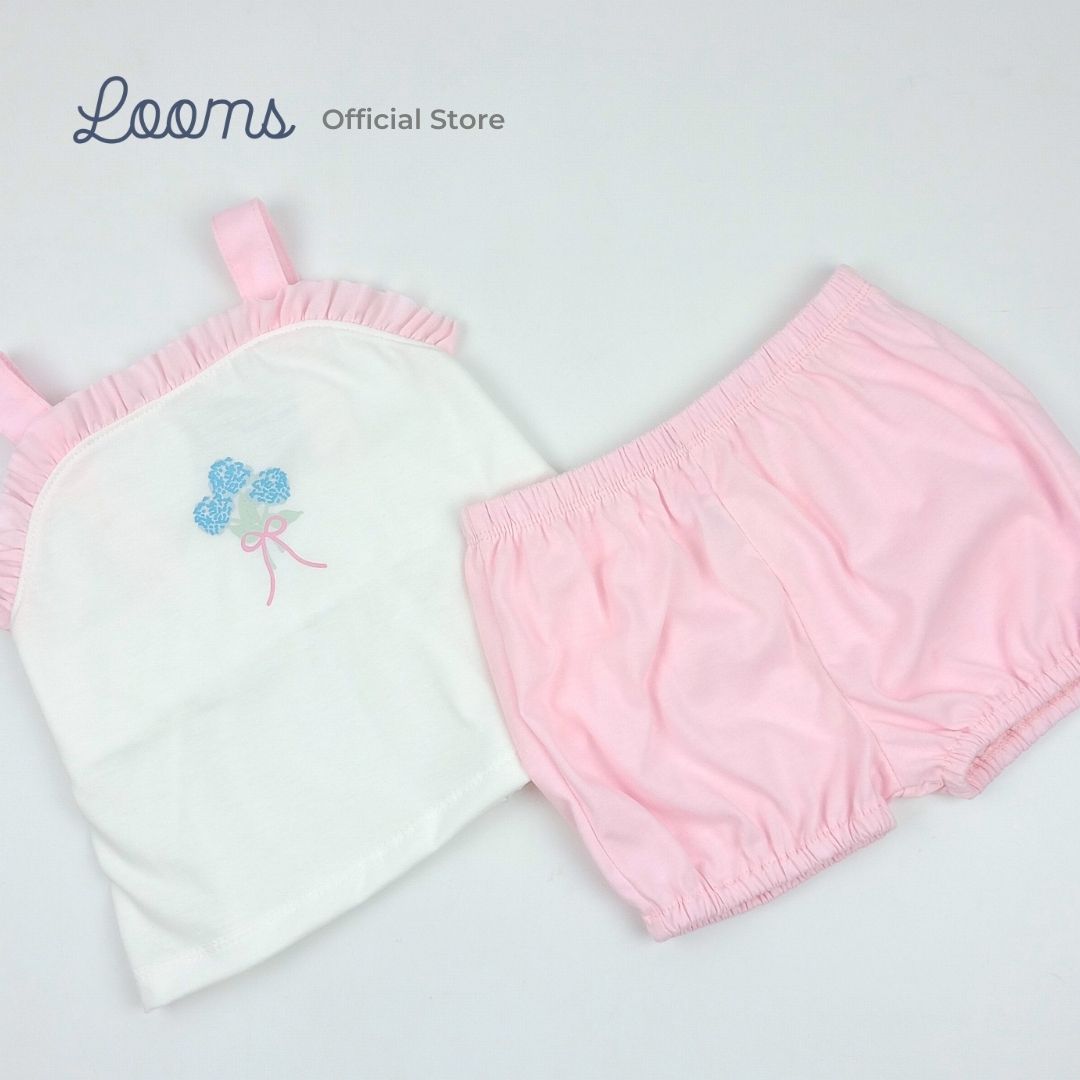 BOUQUET TANK TOP AND SHORTS SET FOR TODDLERS (1-3 YRS)
