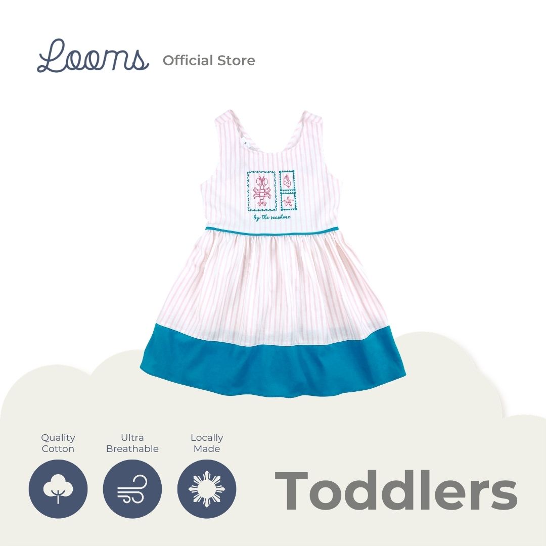 SEASHELLS DRESS FOR TODDLERS (1-3 YRS)